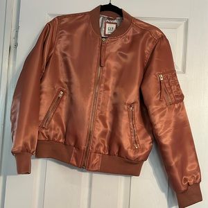 Gap pink bomber jacket